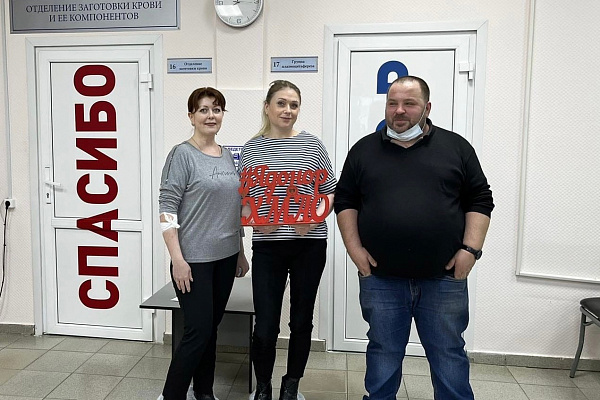 Новые участники донорских акций
