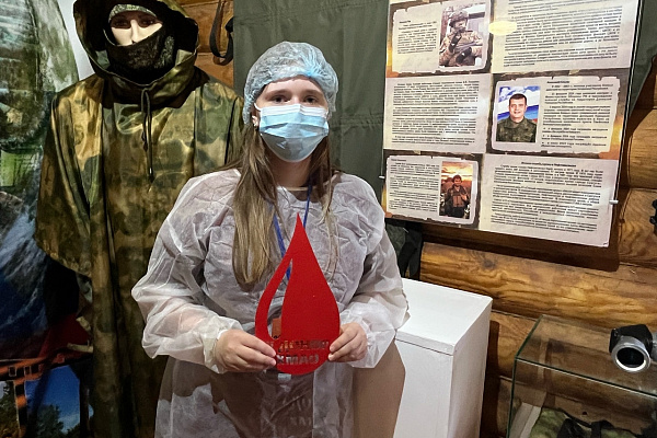 Служба крови вновь на празднике первой улицы