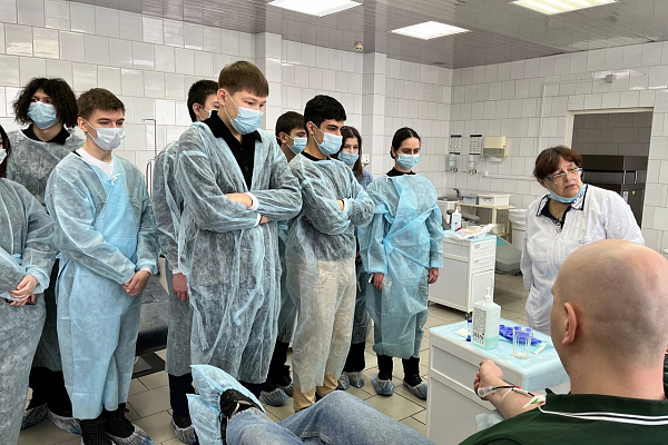 Уроки донорства в Службе крови