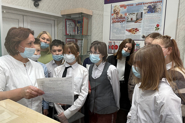Юные волонтёры узнали, кто такие доноры
