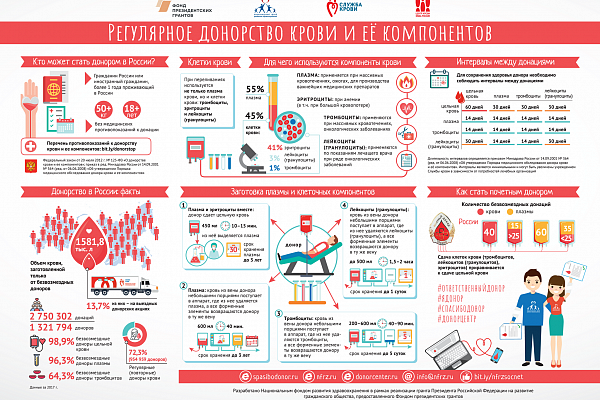 Инфографика для донора