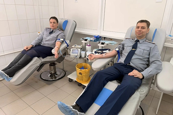 Сотрудники УФСИН вновь приняли участие в донорской акции.
