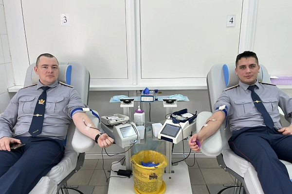 Сотрудники УФСИН вновь приняли участие в донорской акции.