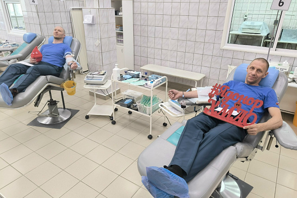 Сила единства: спасатели пополнили банк крови.