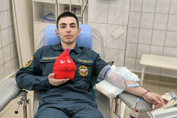Сила единства: спасатели пополнили банк крови.