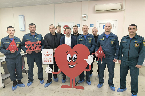 Сила единства: спасатели пополнили банк крови.